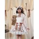 Alice Girl Bear Castle Low Waist One Piece(1st Pre-Order/4 Colours/Full Payment Without Shipping)